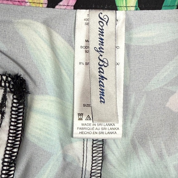 Tommy Bahama Swim Trunks Small Black Floral Orchid Garden Boardshorts NWT Men's - Picture 5 of 10
